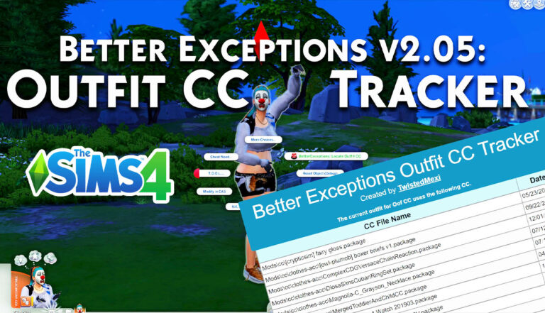 Better exceptions sims 4 как пользоваться