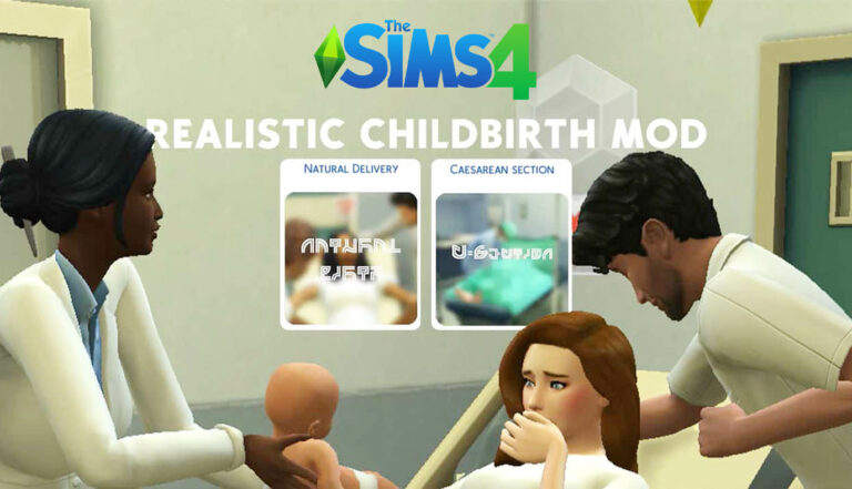 realistic childbirth mod sims 4 download
