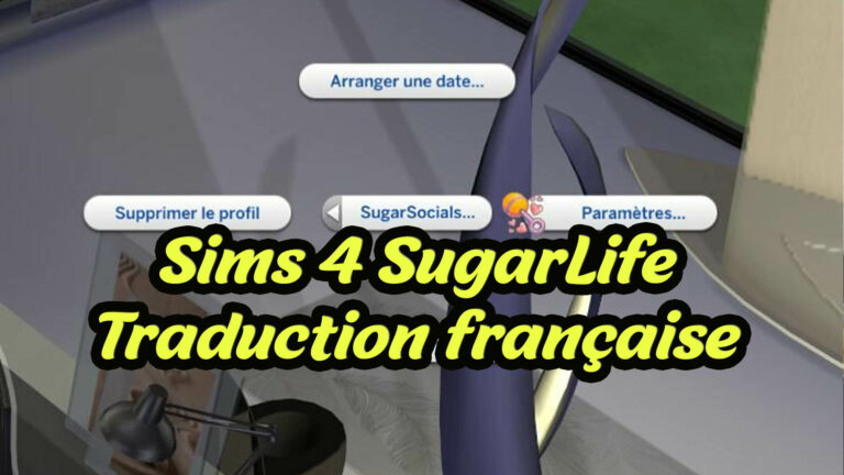 Sims 4 SugarLife Prateon Traduction française