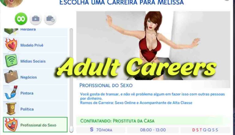 sims 4 adult careers mod cc