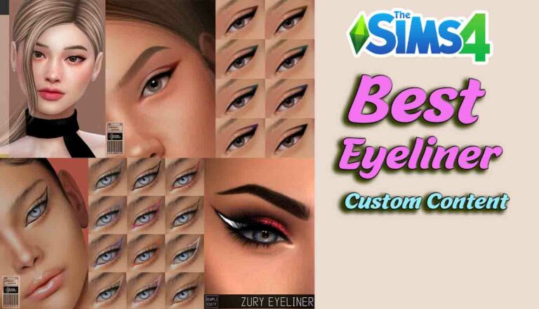 The Sims 4 Eyeliner cc