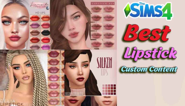 The Sims 4 Lipstick cc