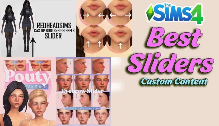 The Sims 4 Slider cc