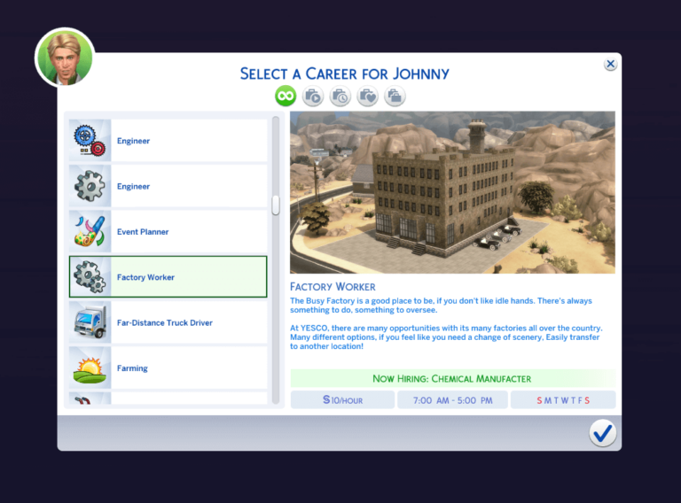 Factory Worker Vintage Career