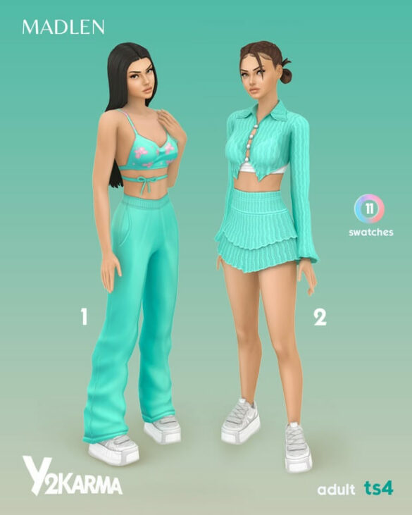 Y2Karma Outfit Pack - Wicked Sims Mods