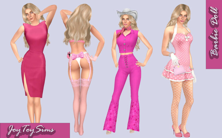 Barbie Doll Sims Tray+cc