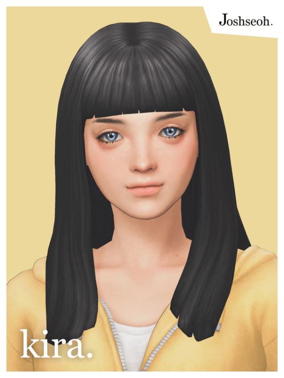 Kira Hair - Wicked Sims Mods