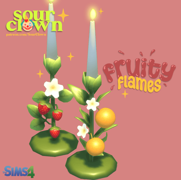 Fruity Flames - Wicked Sims Mods