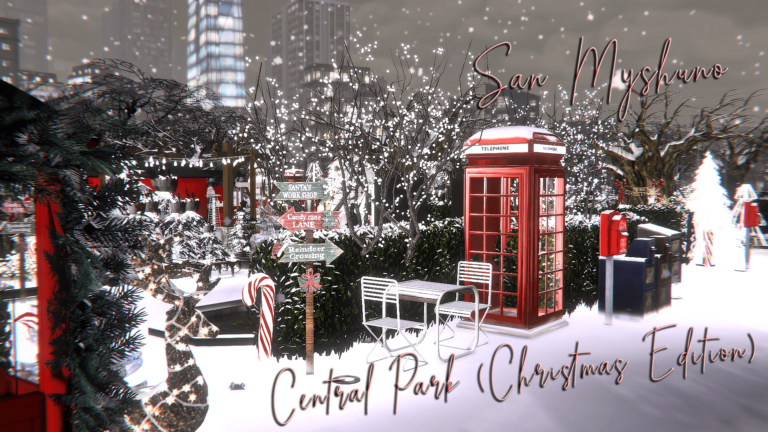 San Myshuno Central Park - Christmas Edition