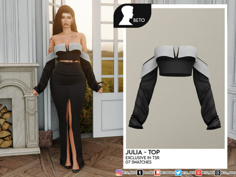 Julia Top Elegant long skirt