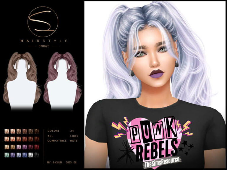 PUNK REBELS S-Club_070625_double wavy ponytail hairstyle