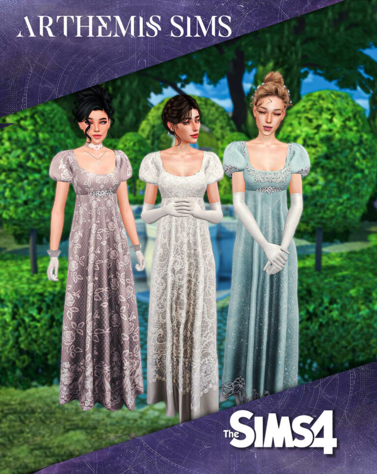 Regency Simple Ball Gown