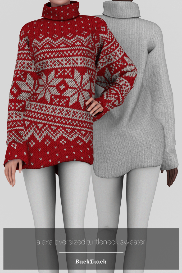 Alexa Oversized Turtleneck Sweater