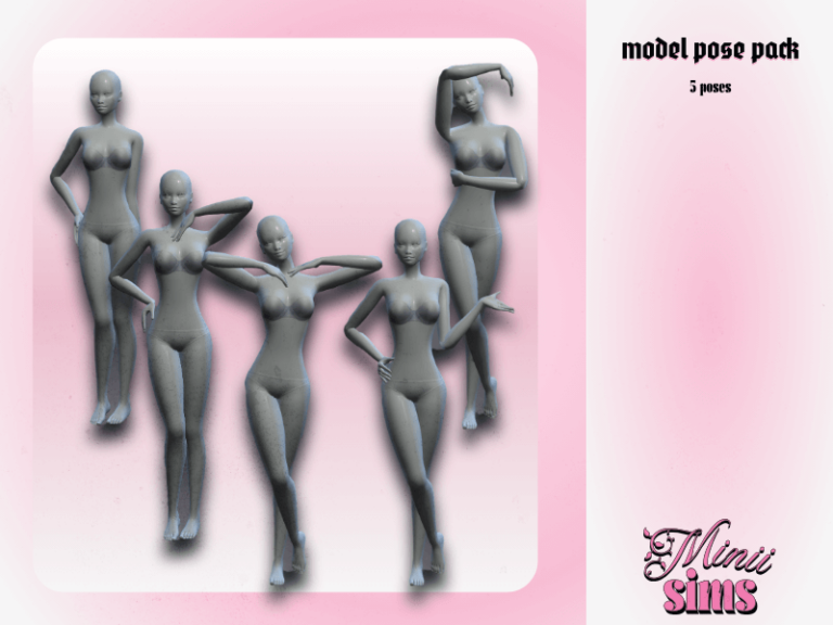 Model pose pack