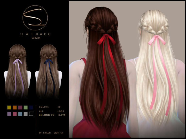 Long hair tie 031224 by S-Club