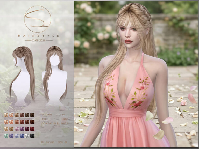 S-CLUB BRAID LONG HAIRSTYLE
