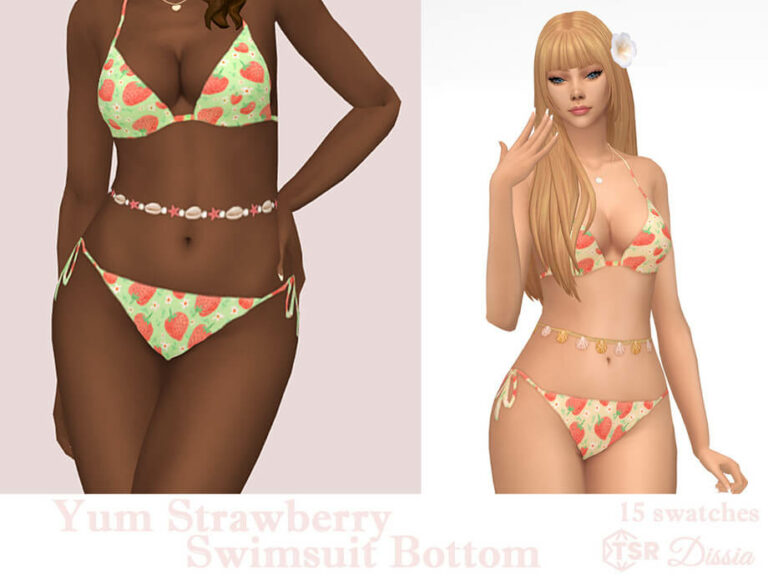Yum Strawberry Swimsuit Bottom